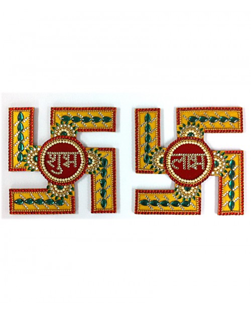 Shubh Laabh on Swastik Large-S018