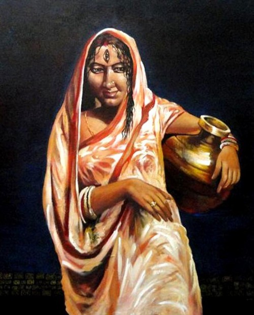 Women Painting BY KANKANA PAL