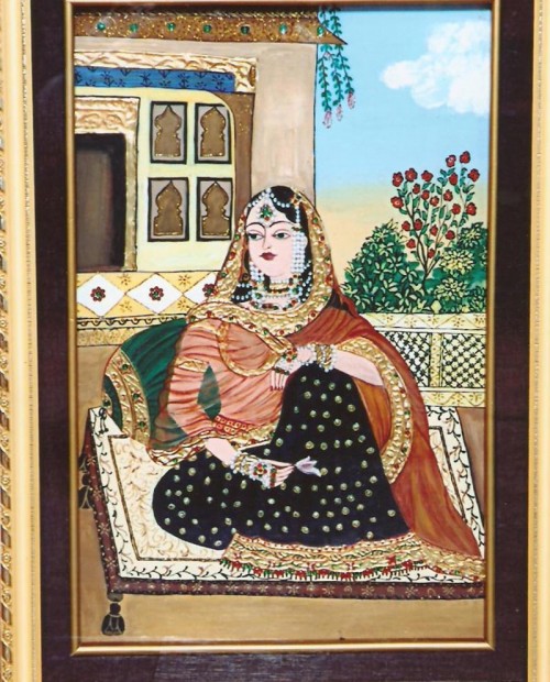 Princess- Tanjore Painting- by Neeraj Parswal