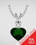 Designer Diamond Pendant : 30-250-W-Green