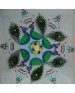 Plastic based rangoli with real feather-01