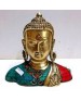 Meditating buddha head- r024