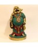 Decorated laughing buddha brass- r026