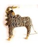 Brass cow sculpture- r027