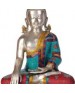 Lacquer decorated buddha brass- r039