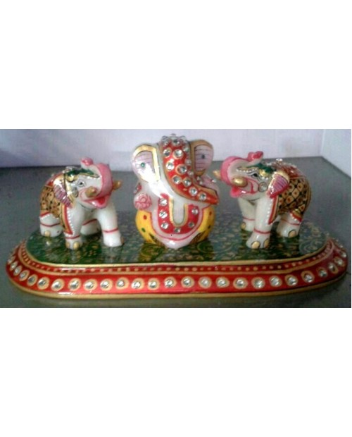 MARBLE CHOKI GANESH