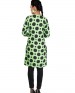 klasee polka greeen rayon kurti