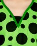 klasee polka greeen rayon kurti