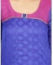 klasee navy blue anarkali banarsi kurta