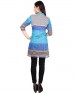 klasee navy blue silk kurti