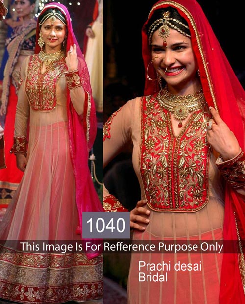 KMOZI Prachi Desai Bridal Anarkali Suit