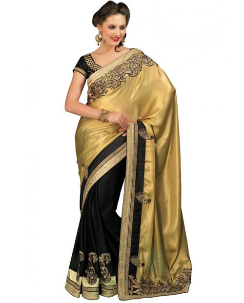 KMOZI New Fancy Designer  Saree Online