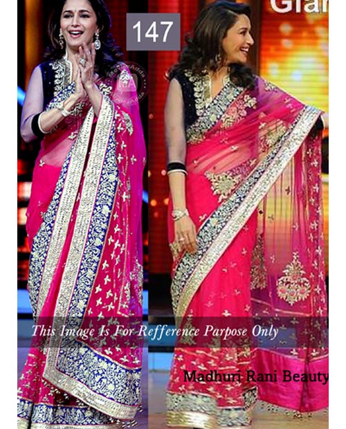 KMOZI Bollywood Madhuri Rani Beauty Designer Saree