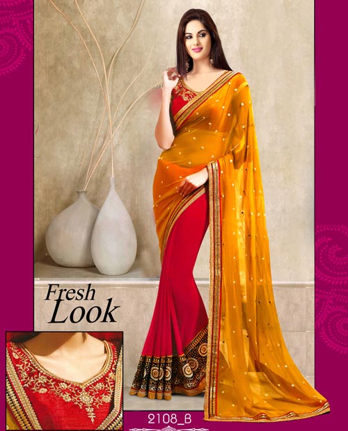 KMOZI New Arrival Designer Saree