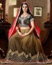 KMOZI Pink&Brown Latest Designer Saree