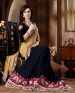 KMOZI Blue&Golden Color Latest Designer Saree