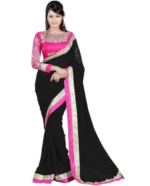 Magnetic Chiffon Designer Saree-N102