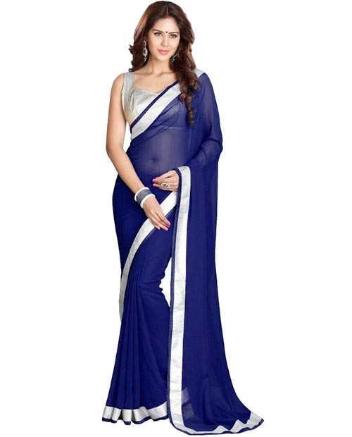 Magnetic Georgette Designer Saree-N112