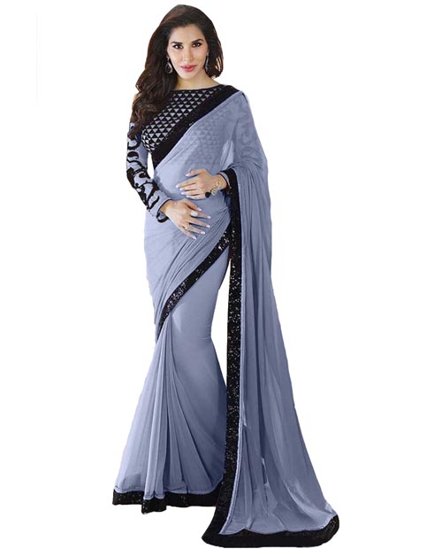 Magnetic Georgette Designer Saree-N124