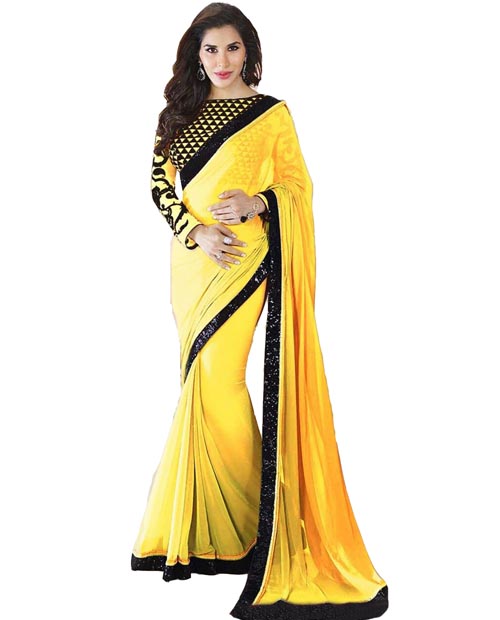 Magnetic Georgette Designer Saree-N126