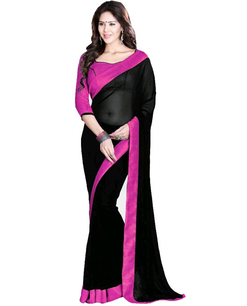 Magnetic Georgette Designer Saree-N136