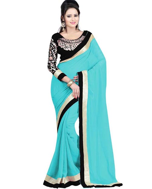 Magnetic Georgette Designer Saree-N140