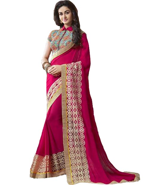 Magnetic Georgette Designer Saree-N179