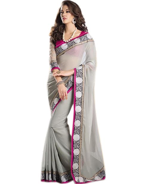 Magnetic Georgette Designer Saree-N187