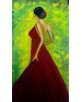 Painting - Lady in Red