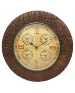 Handcraved Round Shape Wooden Wall Clock