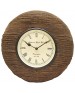 Natural Look Wooden Round Wall Clock